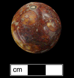 Stoneware brown glazed Bennington - click on image to see larger view.